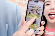 Một KOL Trung Quốc đã bị cấm sử dụng mạng xã hội vì bán thực phẩm bổ sung sức khỏe như thuốc chữa ung thư. Ảnh: SCMP.