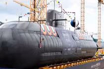 Tàu ngầm tấn công Jang Yeong-sil mới được Hàn Quốc hạ thủy. Ảnh: IE.