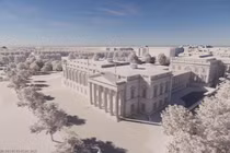 Ảnh đồ họa phòng khiêu vũ của Nhà Trắng. Ảnh: McCrery Architects PLLC.