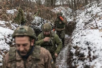 Các binh sĩ Ukraine trên chiến tuyến. Ảnh: Getty.