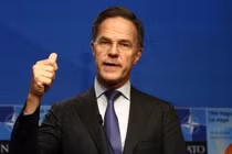 Tổng thư ký NATO Mark Rutte. Ảnh: Getty.