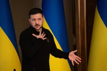 Tổng thống Ukraine Volodymyr Zelensky. Ảnh: Getty.