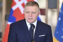 Thủ tướng Slovakia Robert Fico tại Điện Itamaraty ở Brazil ngày 10/12. Ảnh: Getty.