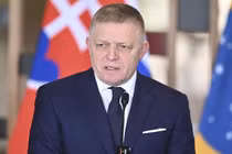 Thủ tướng Slovakia Robert Fico tại Điện Itamaraty ở Brazil ngày 10/12. Ảnh: Getty.