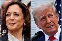 Phó Tổng thống Mỹ Kamala Harris và cựu Tổng thống Donald Trump đang có cuộc đua sít sao (Ảnh: Reuters)