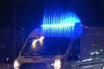 Một xe cứu thương của Nga đang hoạt động. Ảnh: Sputnik.