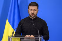 Tổng thống Ukraine Volodymyr Zelensky. Ảnh: Getty.