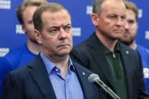 Phó Chủ tịch Hội đồng An ninh Nga Dmitry Medvedev (Ảnh: Sputnik)