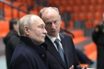 Ông Nikolai Patrushev và Tổng thống Nga Vladimir Putin (Ảnh: Sputnik)