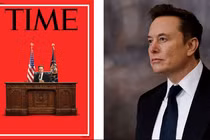 Elon Musk một lần nữa xuất hiện trên bìa tạp chí Time. Ảnh: Sky News.
