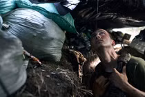 Binh sĩ Ukraine trên tiền tuyến. Ảnh: Getty.