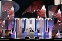 Ông Donald Trump phát biểu tại hội nghị của đảng Cộng hoà (Ảnh: CNN)