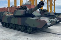 Xe tăng M1A1 Abrams của Quân đội Ba Lan. Ảnh: MW.