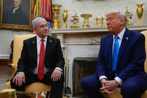 Tổng thống Donald Trump gặp Thủ tướng Israel Benjamin Netanyahu tại Nhà Trắng, ngày 4/2. Ảnh: Reuters.