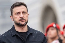 Tổng thống Ukraine Volodymyr Zelensky. Ảnh: Getty.