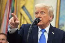 Tổng thống Mỹ Donald Trump đưa ra lời cảnh báo với Iran. Ảnh: Getty.