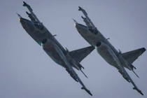 Máy bay hỗ trợ không chiến tầm gần Su-25 của Triều Tiên. Ảnh: MW.