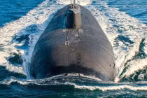 Tàu ngầm tấn công hạt nhân lớp Oscar của Nga. Ảnh: MW.