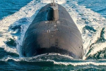 Tàu ngầm tấn công hạt nhân lớp Oscar của Nga. Ảnh: MW.