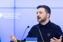 Tổng thống Ukraine Volodymyr Zelensky. Ảnh: Getty.