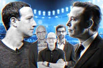 Cuộc chiến giữa các Big Tech đã bắt đầu từ trước khi có tin đồn về "cuộc đấu lồng sắt" của ông chủ Meta và Twitter (Ảnh: WSJ)