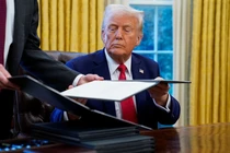 Tổng thống Mỹ Donald Trump đã nêu rõ về ý muốn đóng cửa Bộ Giáo dục. Ảnh: Reuters.