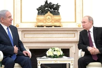 Tổng thống Nga Vladimir Putin và Thủ tướng Israel Benjamin Netanyahu tại Moscow, ngày 4/4/2019.