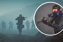 Ảnh đồ họa về mẫu robot được trưng bày tại Tuần lễ Học viên Lục quân Quốc tế lần thứ 12 vào tháng 11. Ảnh: IE.