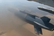 Không quân Ukraine phóng tên lửa hành trình Storm Shadow. Ảnh: MW.