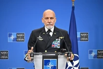 Ông Giuseppe Cavo Dragone, Chủ tịch Ủy ban Quân sự NATO. Ảnh: Anadolu.