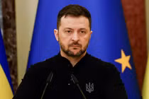 Tổng thống Ukraine Volodymyr Zelensky. Ảnh: Reuters.