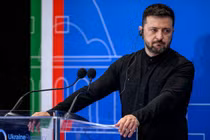 Tổng thống Ukraine Volodymyr Zelensky. Ảnh: Getty.