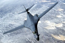 Máy bay ném bom chiến lược B-1B của Mỹ. Ảnh: Getty.