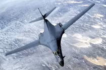 Máy bay ném bom chiến lược B-1B của Mỹ. Ảnh: Getty.