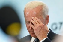 Tổng thống Mỹ Joe Biden trong lúc phát biểu kết thúc hội nghị G7 tại Cornwall, Anh hôm 13/6 (Ảnh: Reuters)