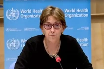 Tiến sĩ Mariangela Simao trong cuộc họp báo của WHO ngày 25/6. Ảnh: WHO.