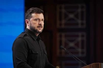 Tổng thống Ukraine Volodymyr Zelensky. Ảnh: Getty.