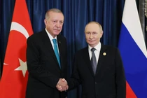 Tổng thống Thổ Nhĩ Kỳ Recep Tayyip Erdogan (trái) và Tổng thống Nga Vladimir Putin. Ảnh: Sputnik.