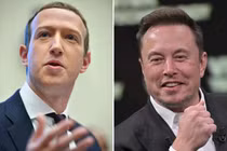 Elon Musk và Mark Zuckerberg dẫn đầu danh sách tỉ phú kiếm được nhiều tiền nhất trong nửa đầu năm nay (Ảnh: Getty)