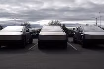 Cybertruck, mẫu xe mới duy nhất của Tesla trong 5 năm qua, đã ghi nhận doanh số đáng thất vọng. Ảnh: Bloomberg.