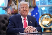 Tổng thống Mỹ Donald Trump phát biểu tại Phòng Bầu dục vào ngày 14/8. Ảnh: Getty.