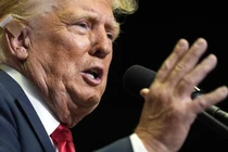 Cựu Tổng thống Mỹ Donald Trump phát biểu tại một cuộc vận động tranh cử ở Grand Rapids, Michigan ngày 20/7 (Ảnh: Getty)