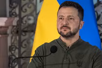 Tổng thống Ukraine Volodymyr Zelensky. Ảnh: Getty.