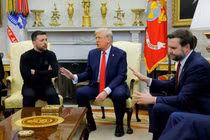Ông Trump và ông Zelensky có màn tranh cãi nảy lửa tại Phòng Bầu dục hôm 28/3. Ảnh: Reuters.