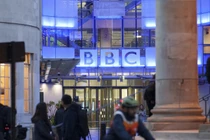 Trụ sở BBC tại London vào ngày 10/11. Ảnh: Getty.