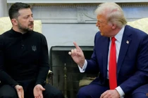 Tổng thống Mỹ Donald Trump gặp Tổng thống Ukraine Volodymyr Zelensky tại Nhà Trắng ngày 28/2. Ảnh: Reuters.