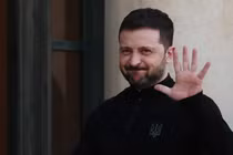 Tổng thống Ukraine Volodymyr Zelensky. Ảnh: Getty.