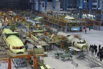 Xưởng lắp ráp của Nhà máy Antonov tại Kiev, Ukraine. Ảnh: Sputnik.