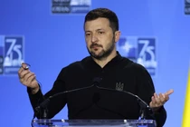 Nhà lãnh đạo Ukraine Volodymyr Zelensky tại Hội nghị thượng đỉnh NATO 2024 ở Washington, DC (Ảnh: Getty)