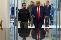 Tổng thống đắc cử Mỹ Donald Trump và Tổng thống Ukraine Volodymyr Zelensky (Ảnh: Getty)